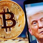 De Amerikaanse President Donald Trump Met Een Bitcoin Munt E1760021057687.jpg